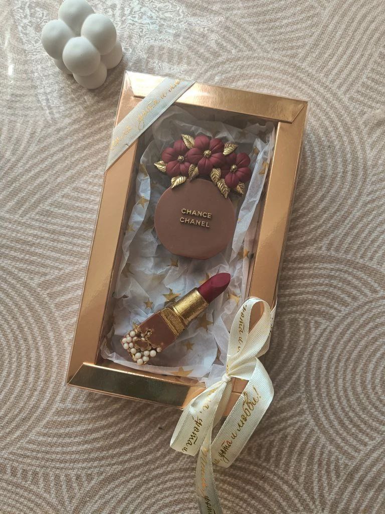 Набор духи + помада